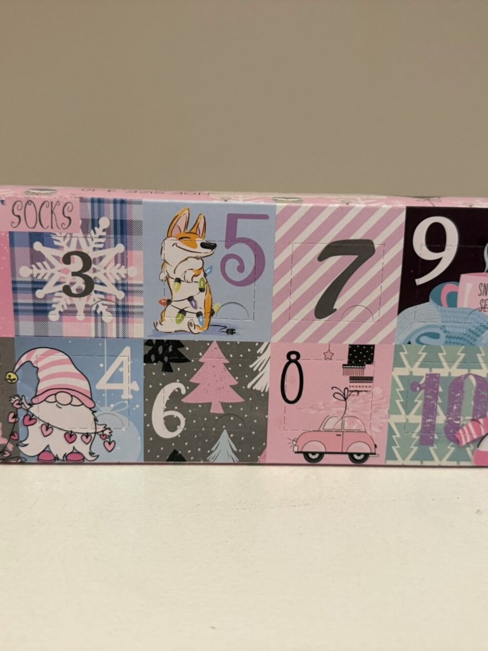 ♥3 for $15♥ 12 Days of Socks Ladies Gift Box Advent Calendar Christmas NWT